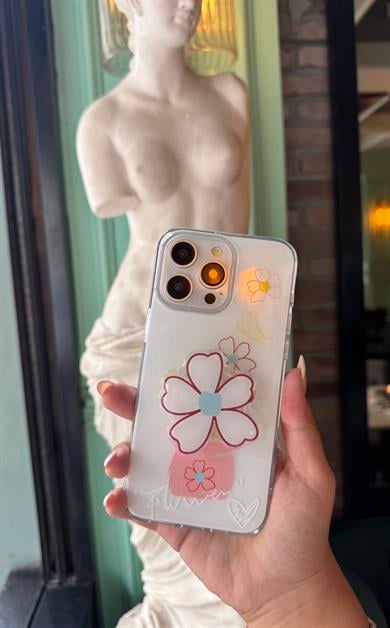 Pop Socket İphone Telefon Kılıfı Flower
