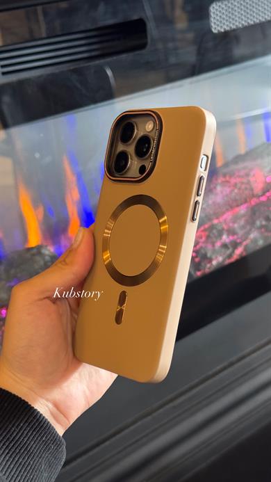 Protection Magsafe İphone Telefon Kılıfı Çöl Titenyum
