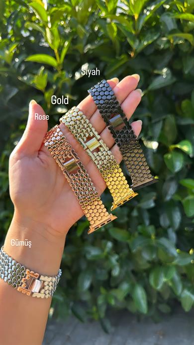 Pullu Çelik Metal Kordon Gümüş