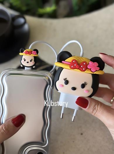 Şarj Başlığı Koruyucu Süslü Minnie