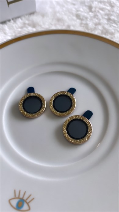 Simli Kamera Koruyucu Lens Gold