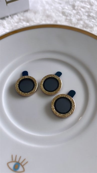 Simli Kamera Koruyucu Lens Gold