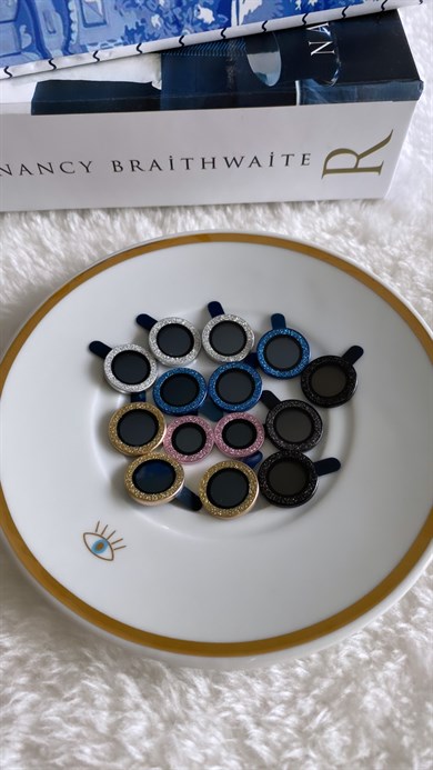 Simli Kamera Koruyucu Lens Pembe