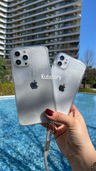 Simli Silikon İphone Kılıf