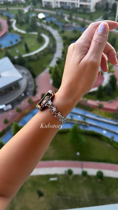 Star Yıldız Metal Kordon Gümüş