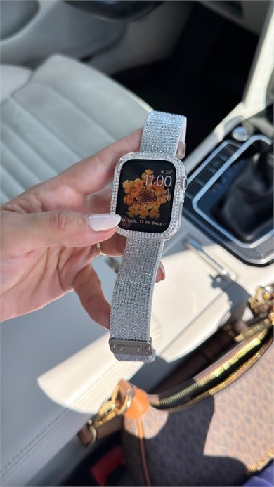 Taşlı Yıldız Işığı Loop Applewatch Kordon 