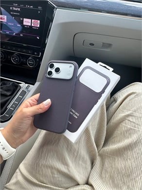 Tech Dokuma İPhone Telefon Kılıfı Mor