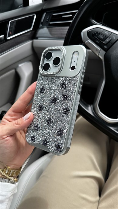 Twinkle Star İphone Telefon Kılıfı Gümüş