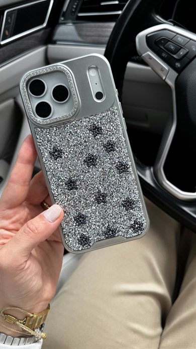 Twinkle Star İphone Telefon Kılıfı Gümüş