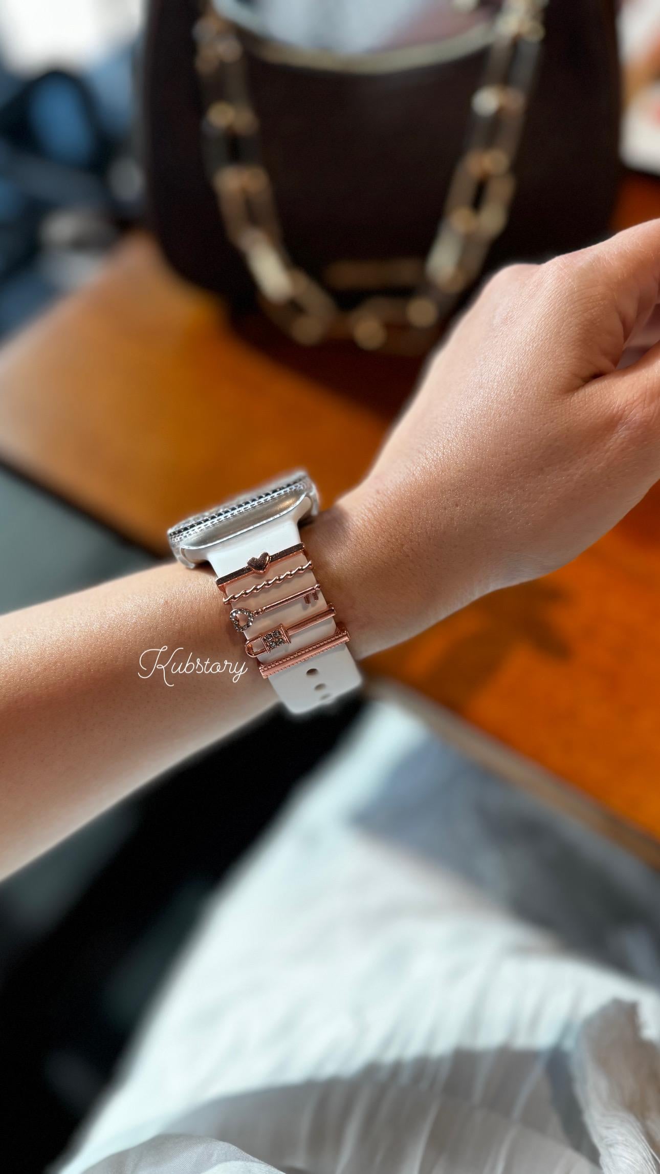  Kilit Watch Saat Charmı Rose