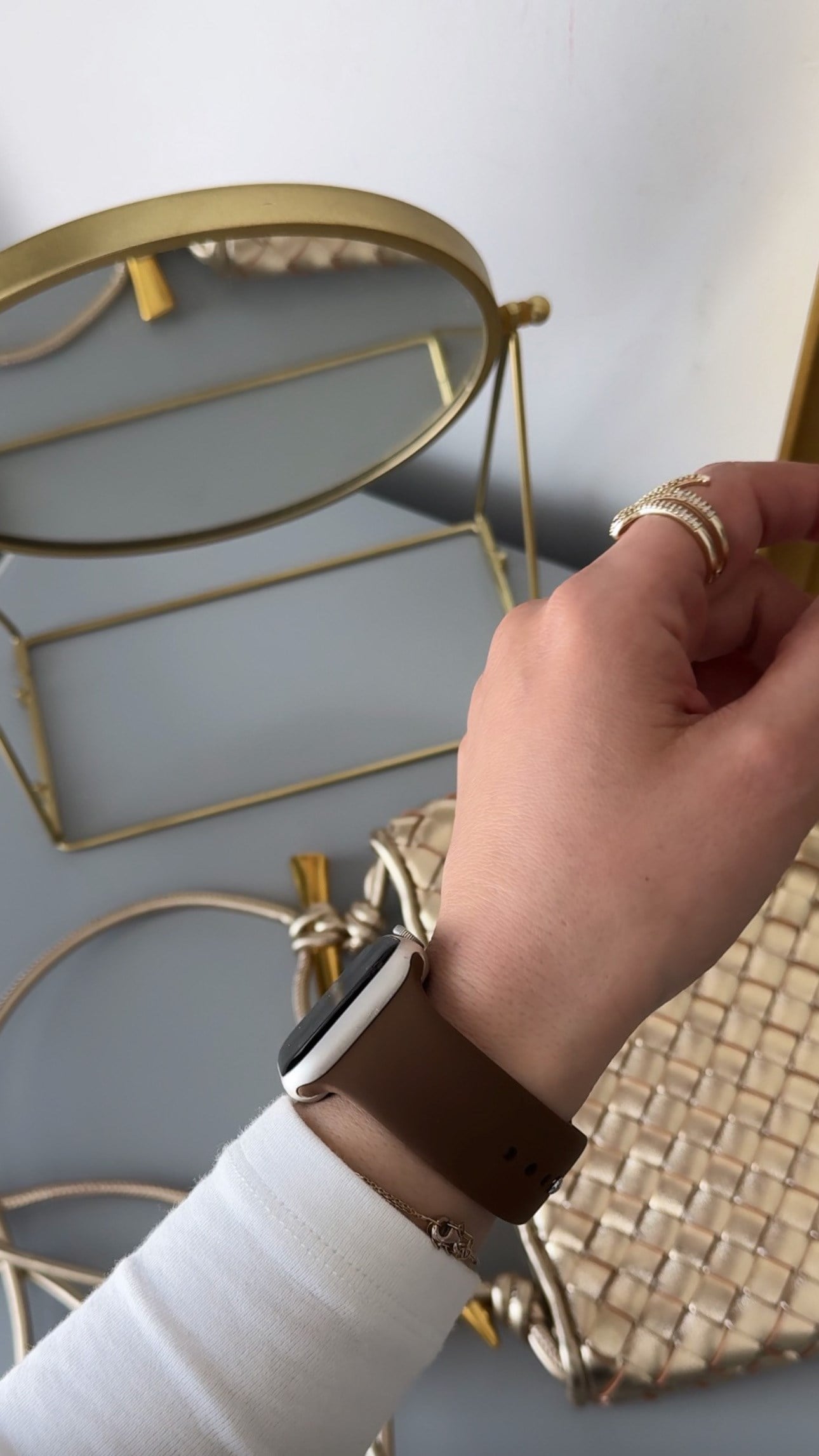 Applewatch Silikon Kahverengi Kordon