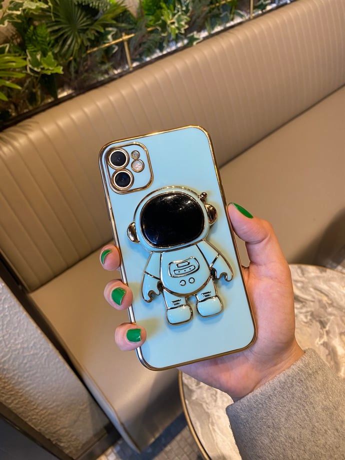 Astronot Pop Socketli Kılıf Mavi