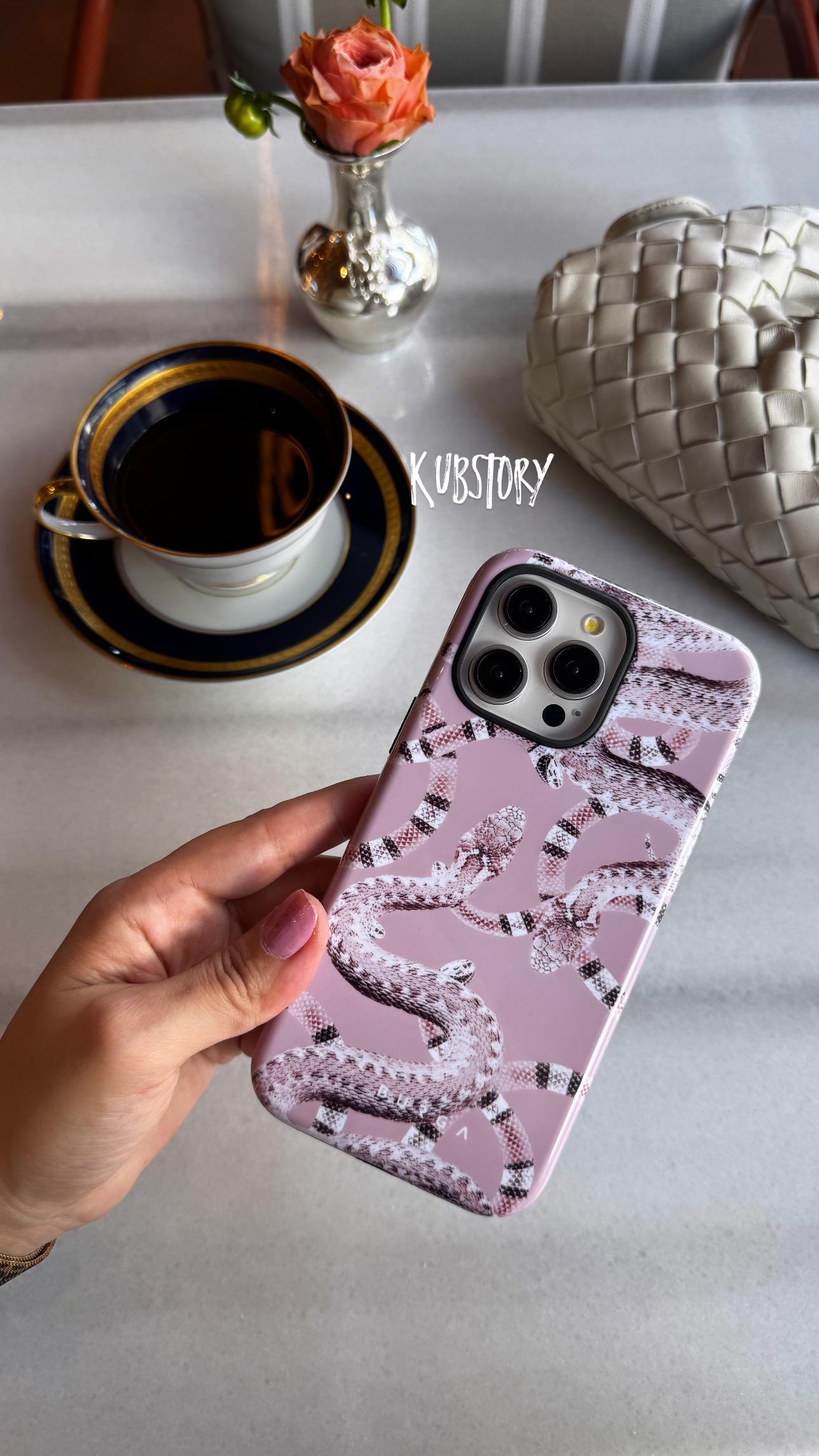 Brg İphone Telefon Kılıfı Snake Pembe