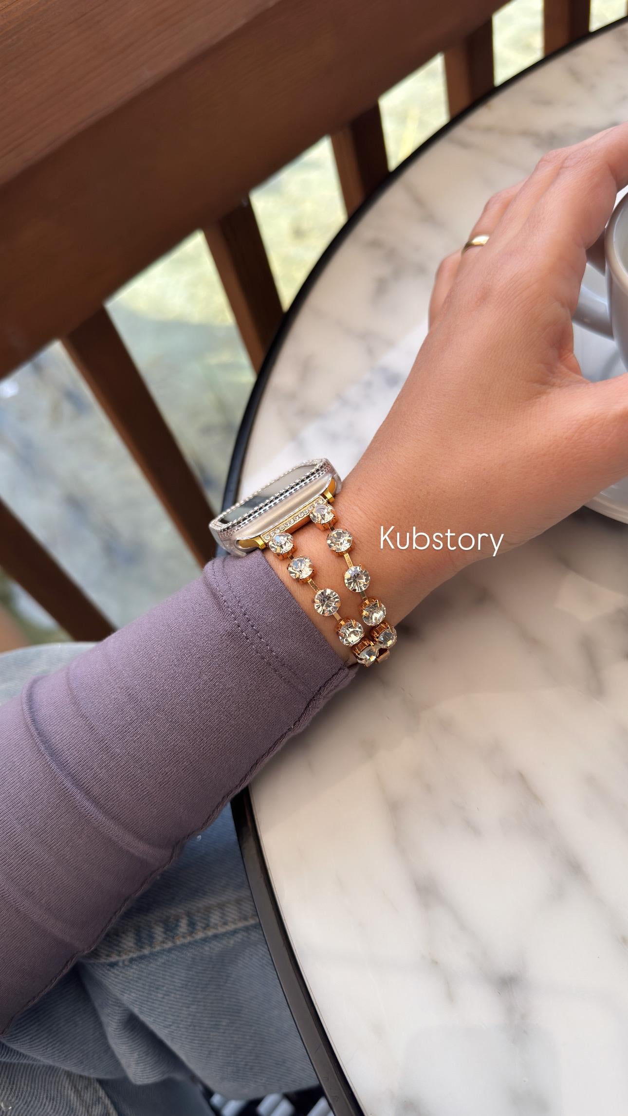 Cristal Luxe Metal Kordon Gold