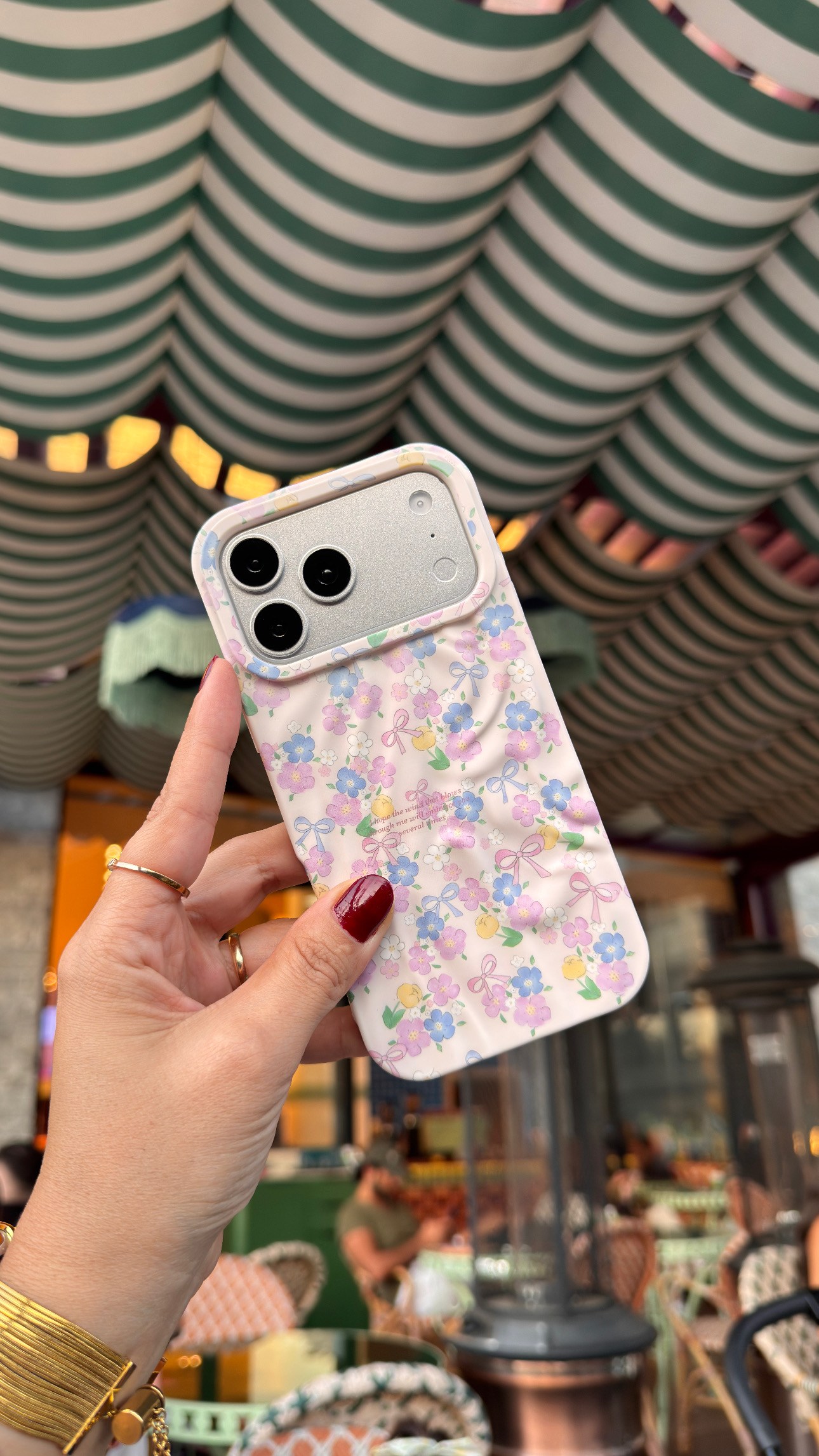 Flower Pastel İphone Telefon Kılıfı Fiyonk