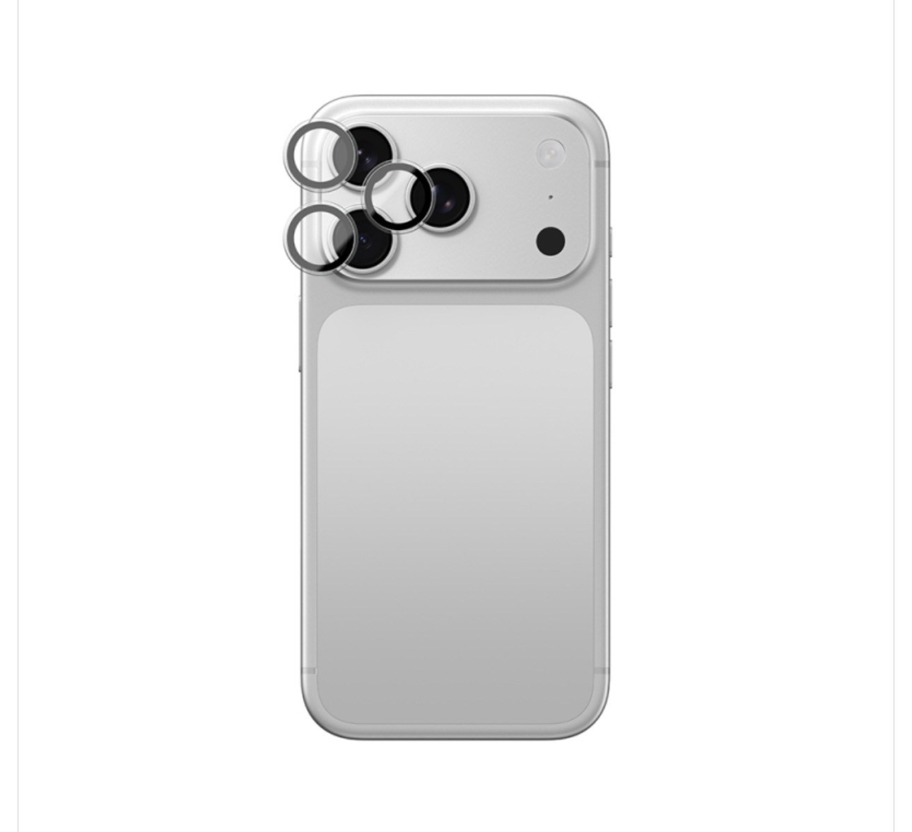 Kamera Koruyucu Lens Gümüş