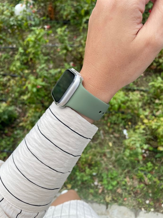 Khaki Silikon Kordon