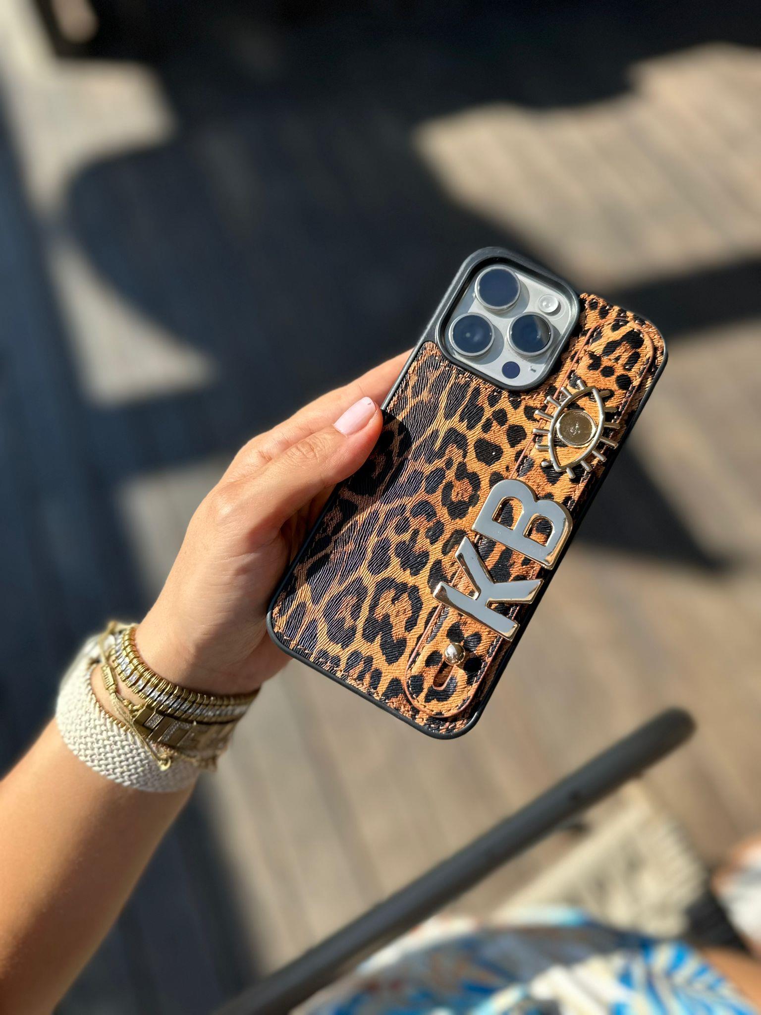 Kişiselleştirilebilir İphone Telefon Kılıfı Leopar