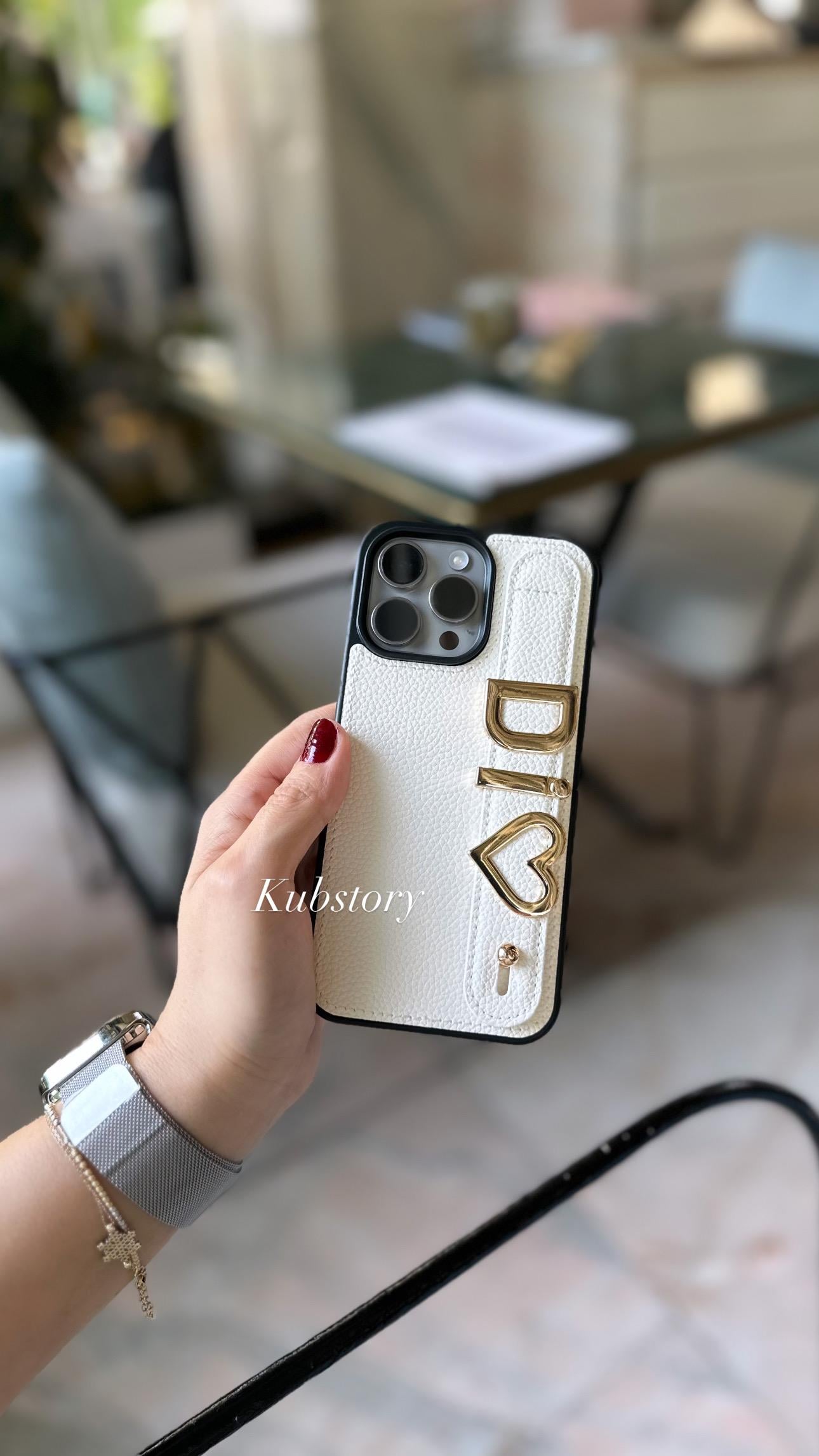 Kişiselleştirilebilir İphone Telefon Kılıfı İnci Beyaz