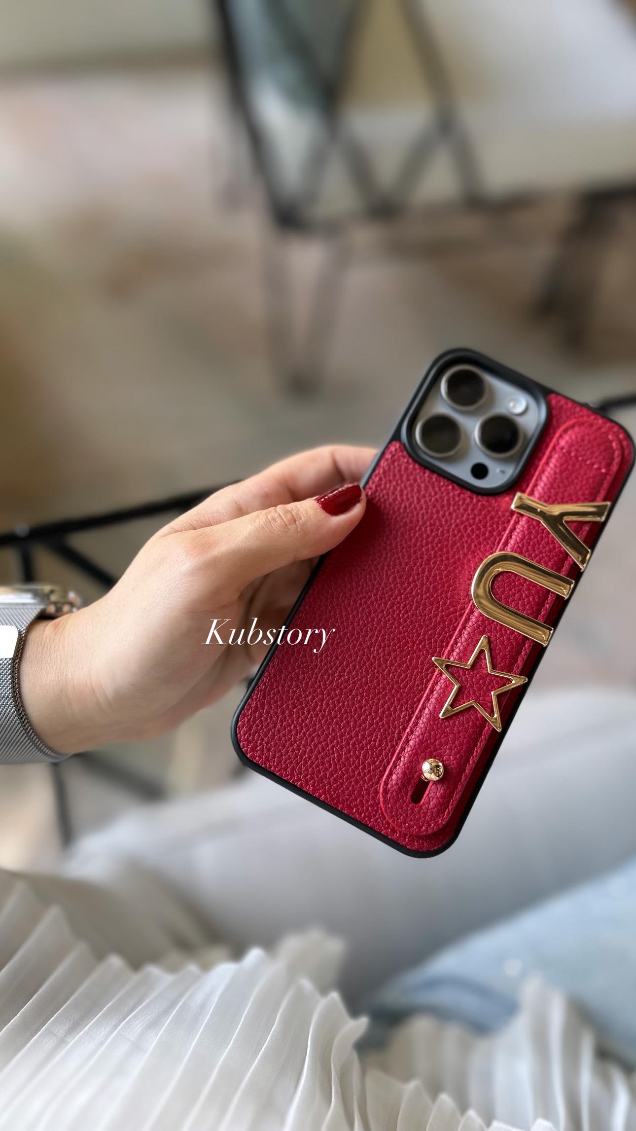 Kişiselleştirilebilir İphone Telefon Kılıfı Kırmızı