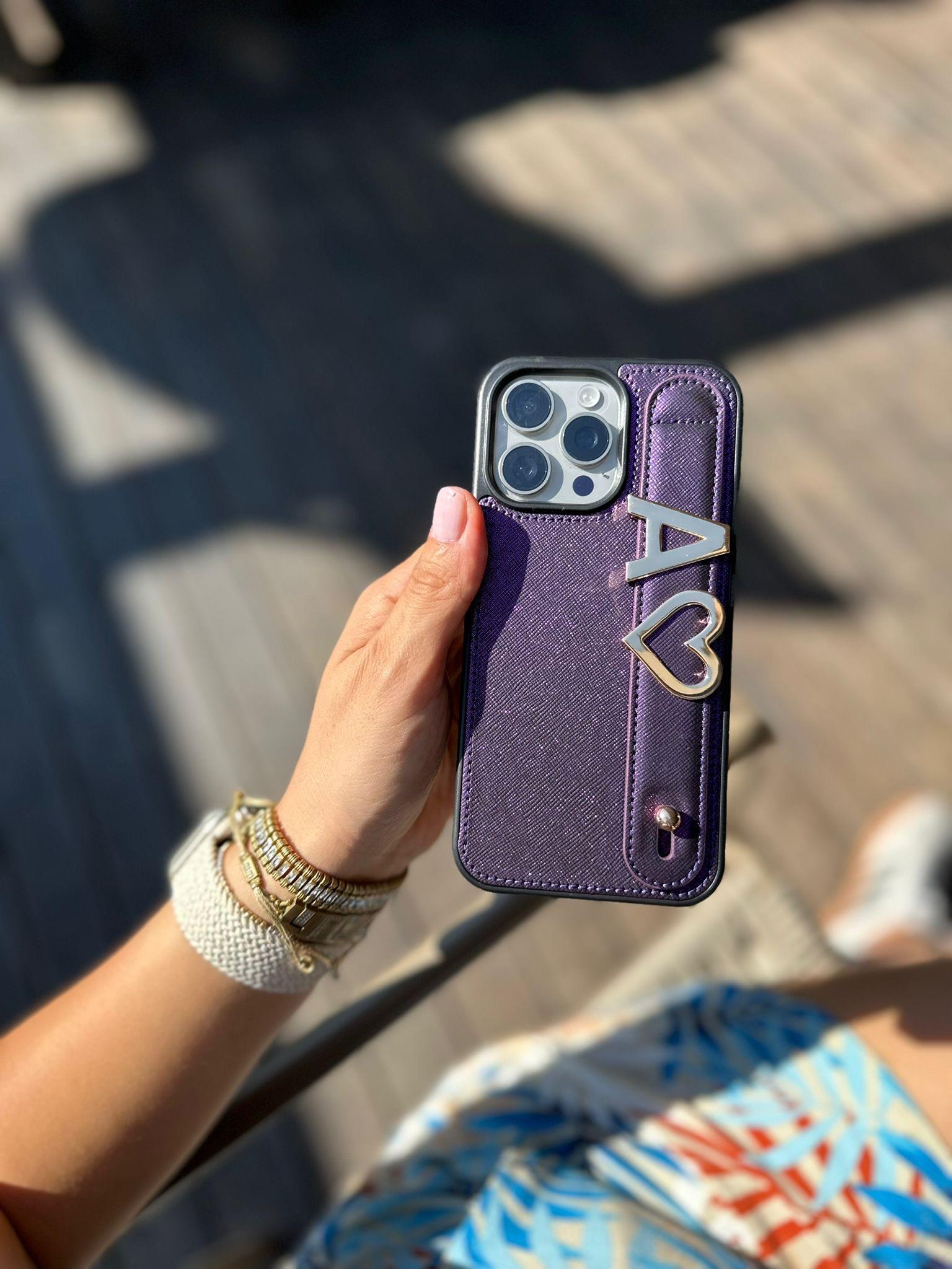 Kişiselleştirilebilir İphone Telefon Kılıfı Mor