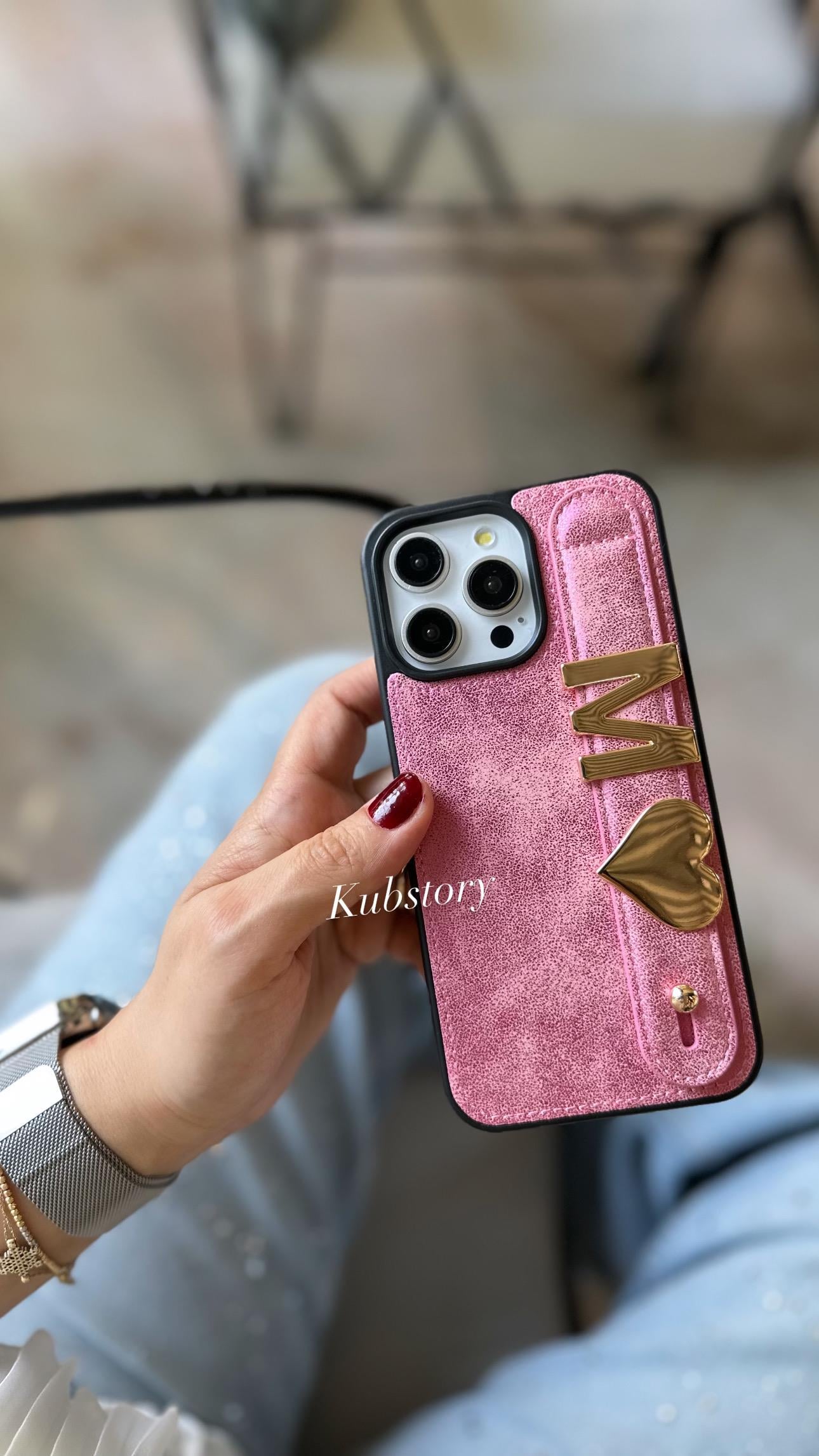 Kişiselleştirilebilir İphone Telefon Kılıfı Pembe