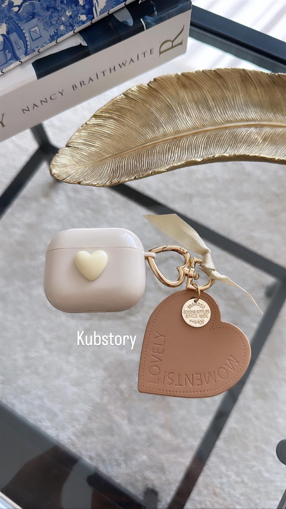 Krem Kalpli Airpods Kılıfı