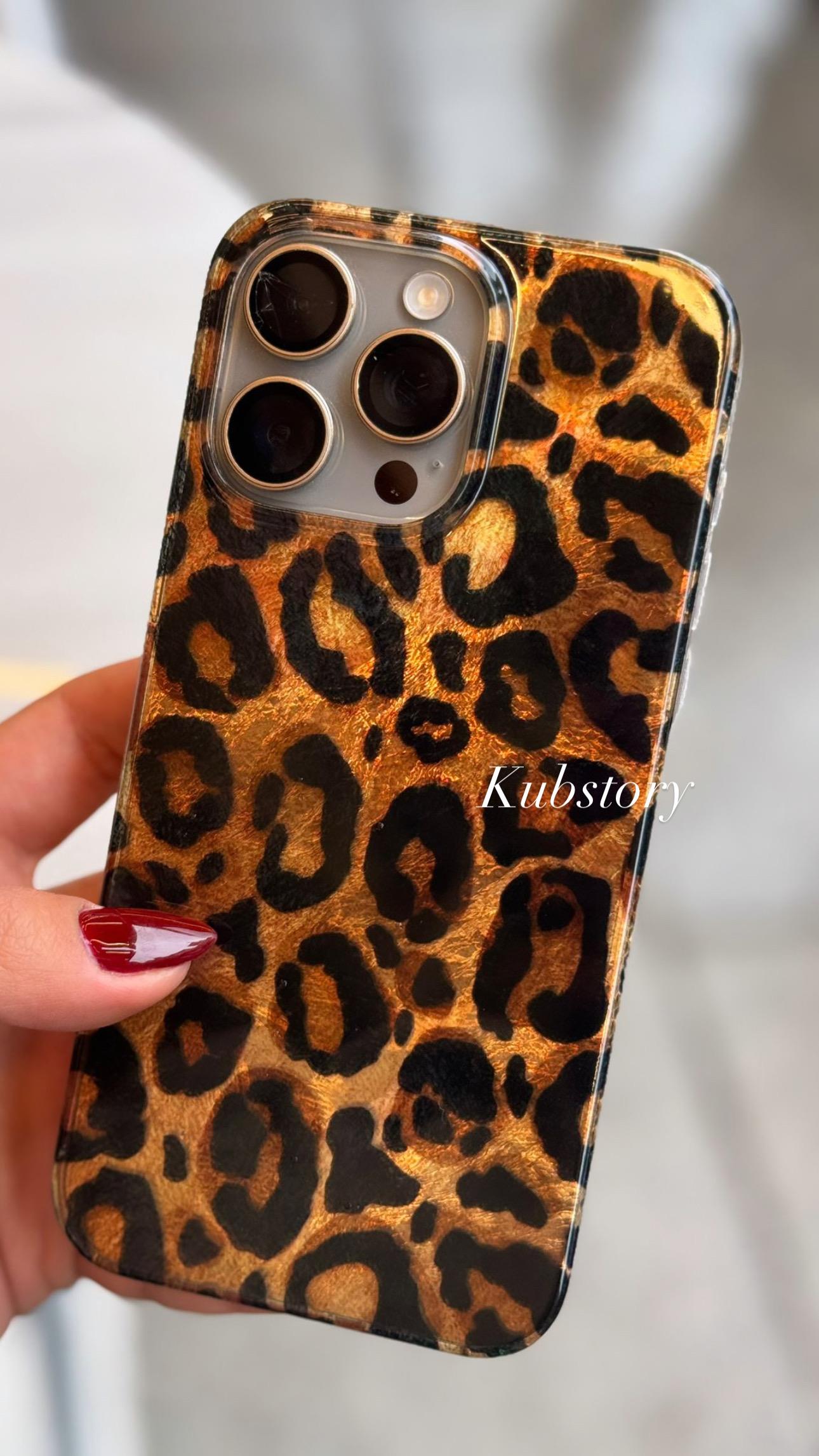 Leopar İphone Telefon Kılıfı Hologram