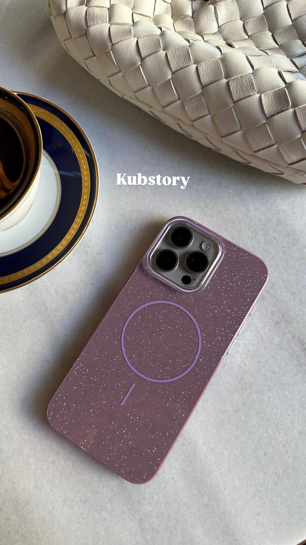 Magsafe Simli İphone Telefon Kılıfı Mor