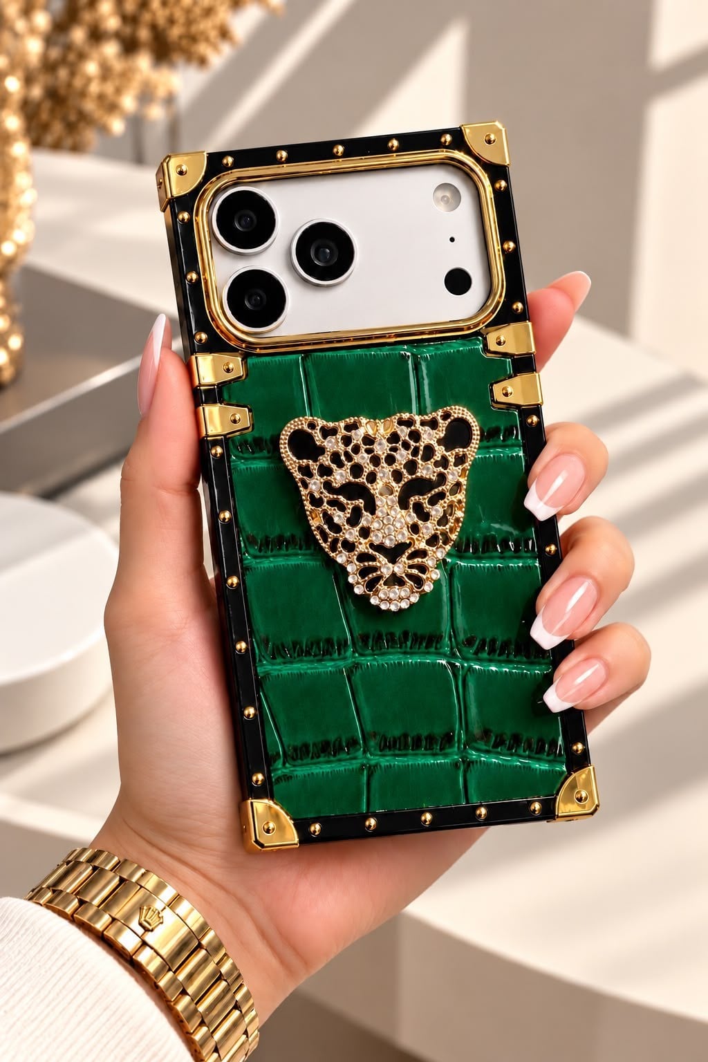 Panther Premium İphone Kılıf Yeşil