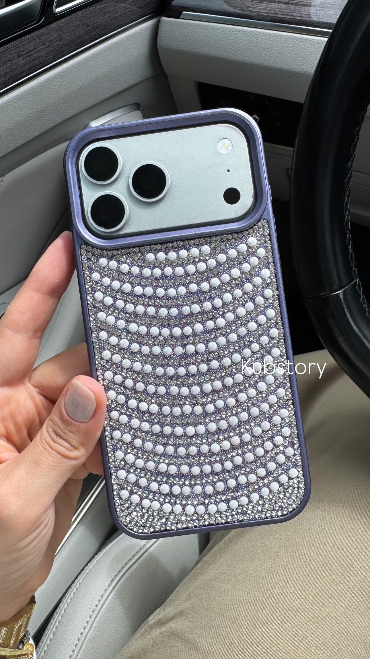 Pearl Wave İphone Telefon Kılıfı Mor