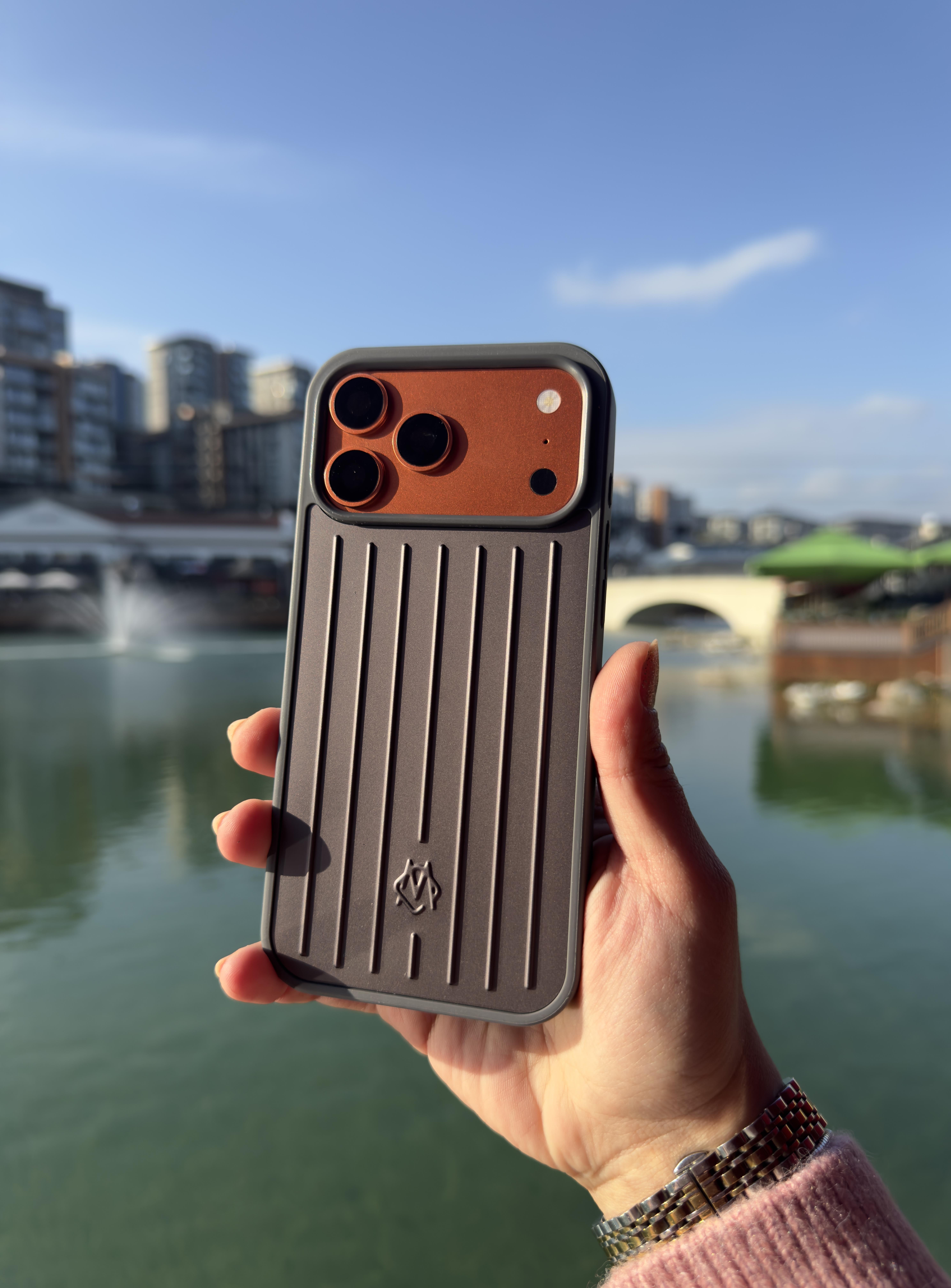 Rmw Premium İphone Telefon Kılıfı Gri