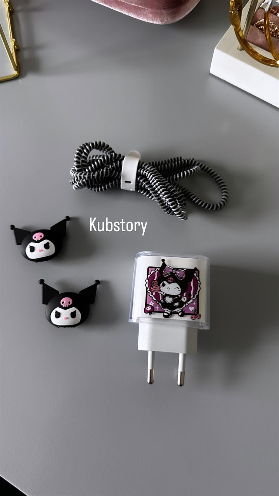 Şarj Başlığı Koruyucu Kuromi