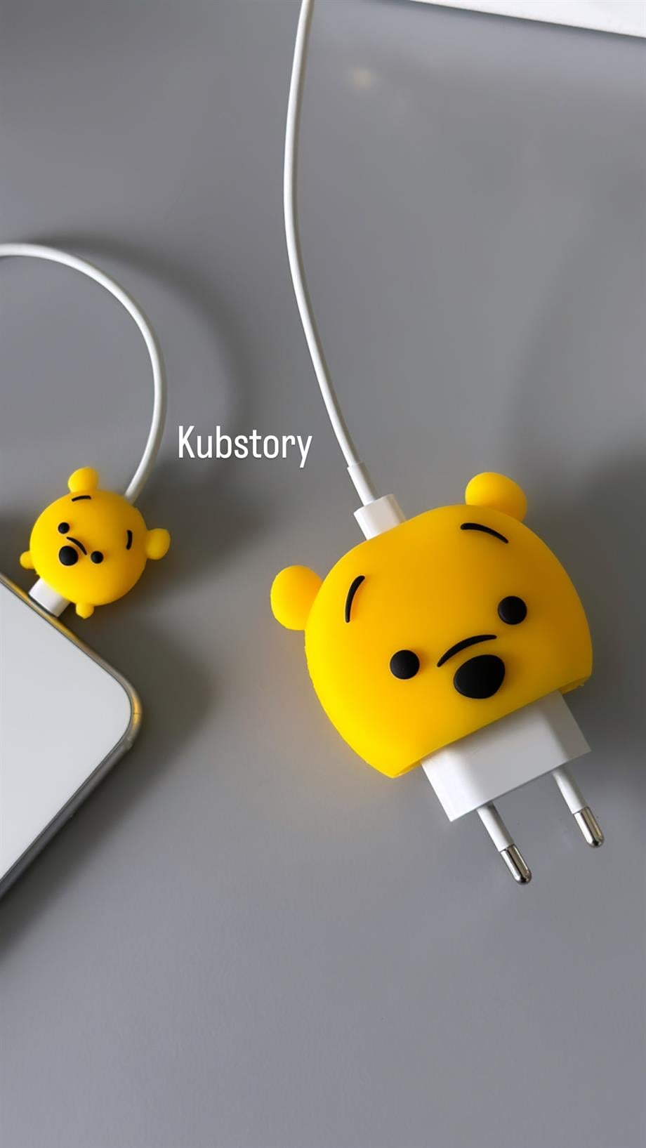 Şarj Başlığı Koruyucu Sarı Pooh