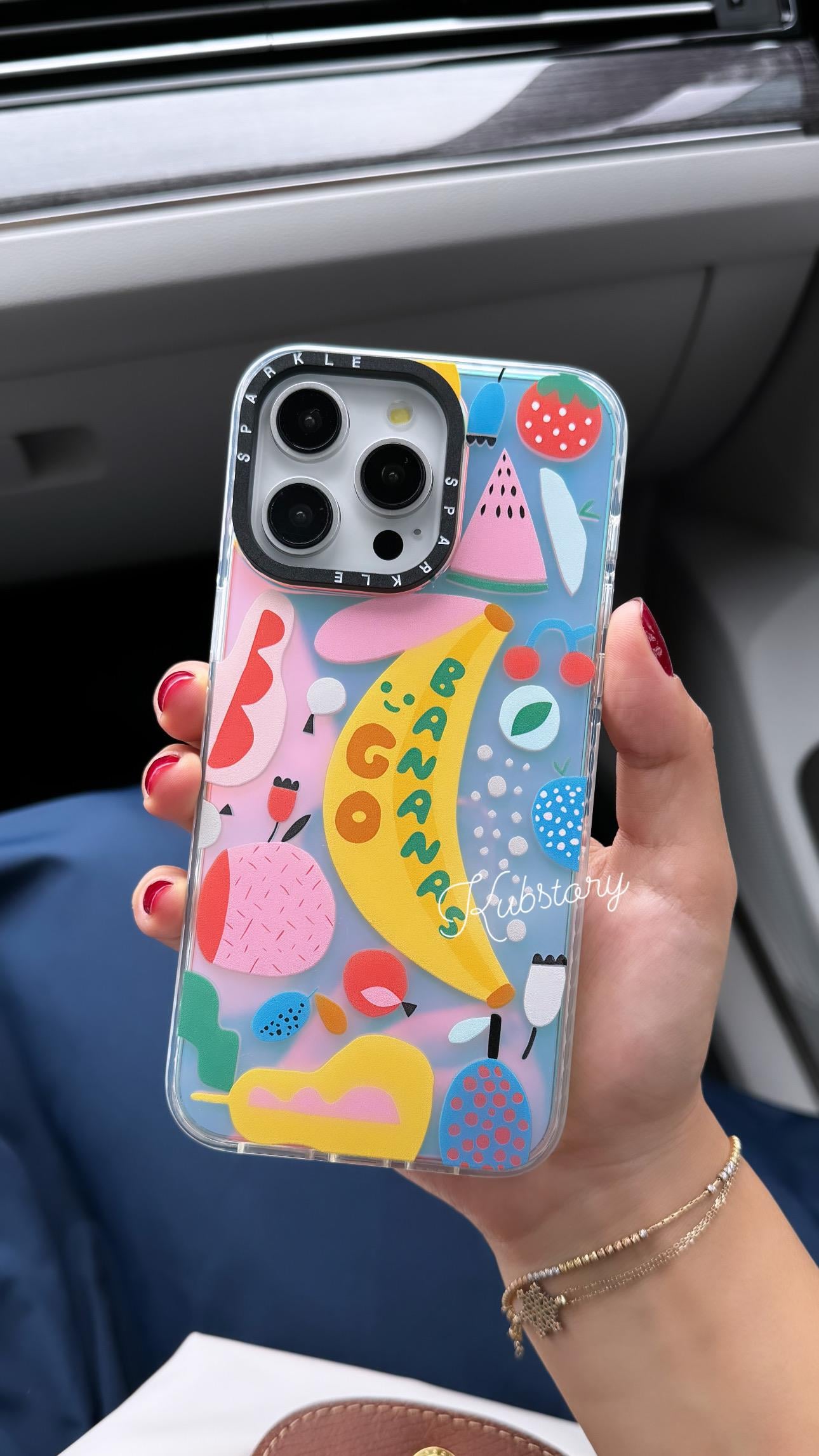 Sparkle İphone Telefon Kılıfı Bananas Go