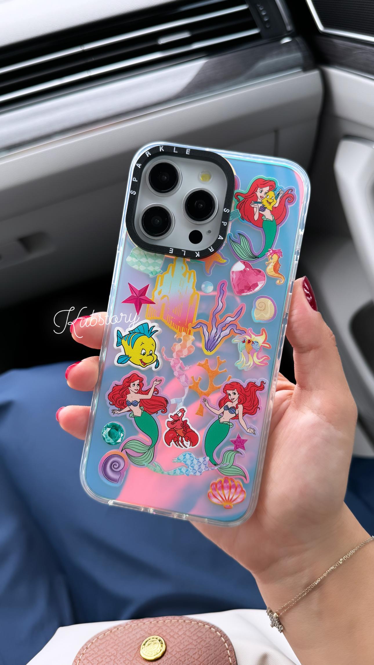 Sparkle İphone Telefon Kılıfı Deniz Kızı