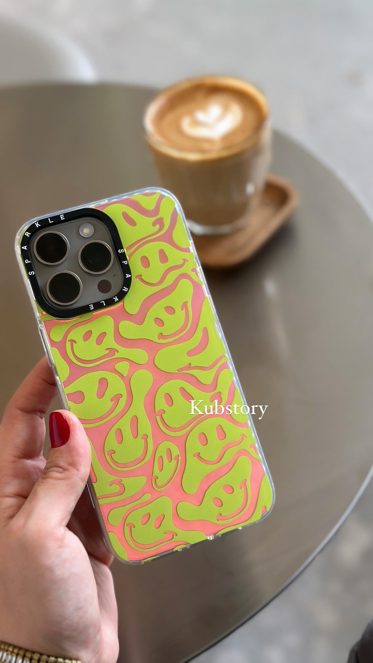 Sparkle İphone Telefon Kılıfı Gülen Yüz