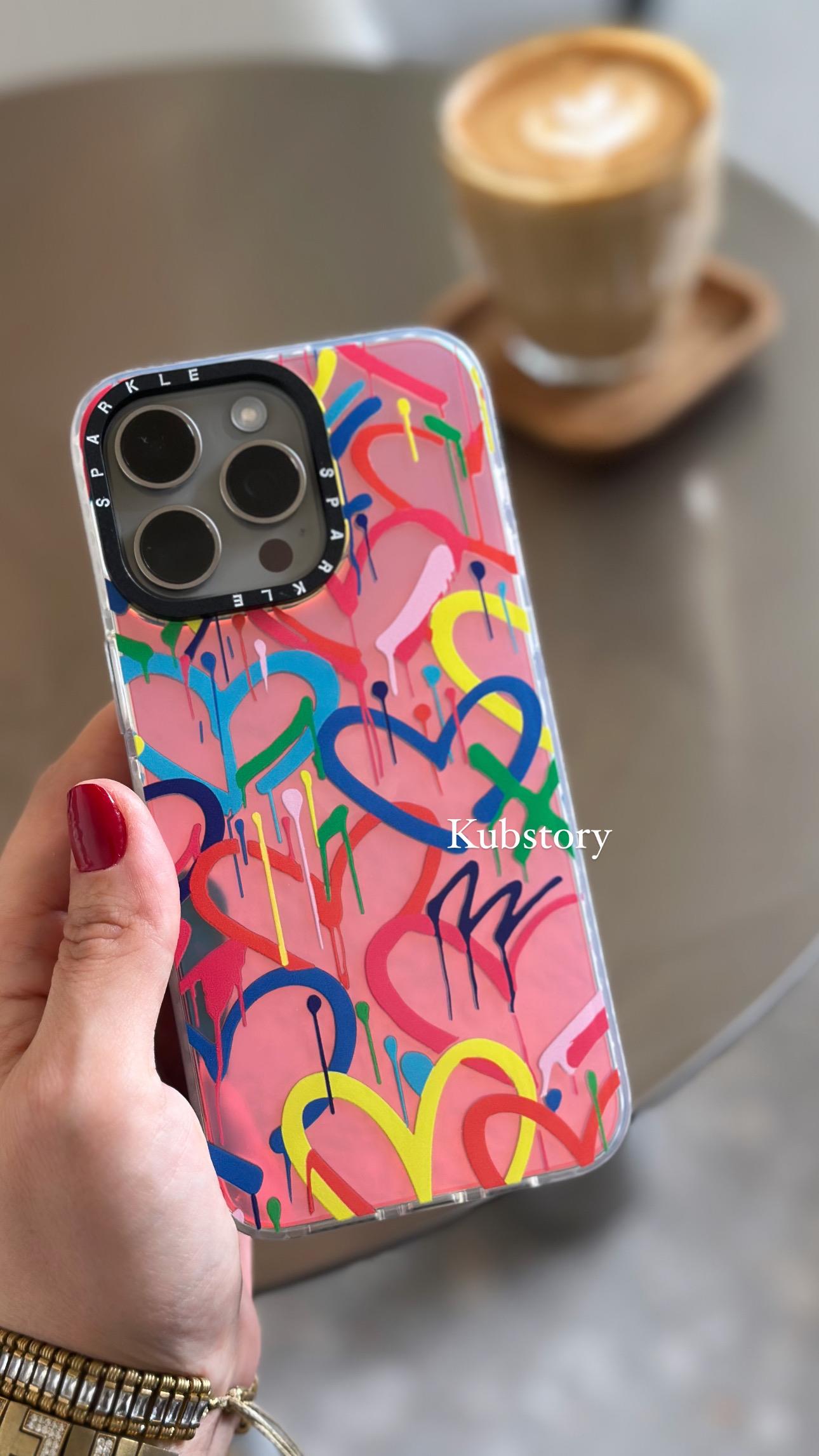 Sparkle İphone Telefon Kılıfı Kalp