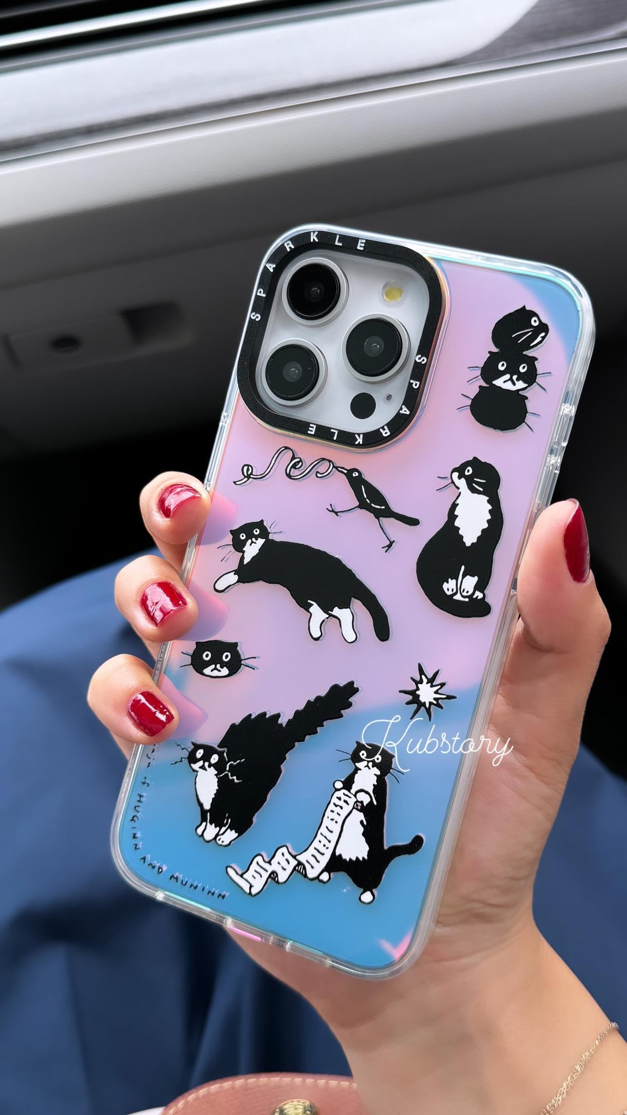Sparkle İphone Telefon Kılıfı Kedi