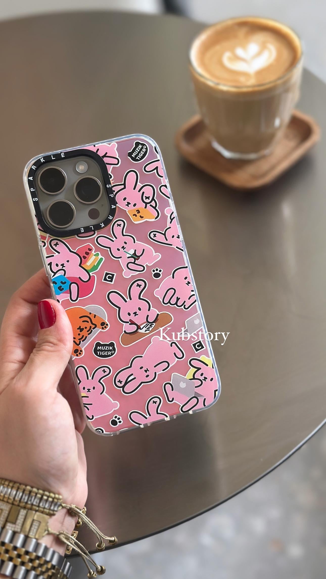 Sparkle İphone Telefon Kılıfı Rabbits