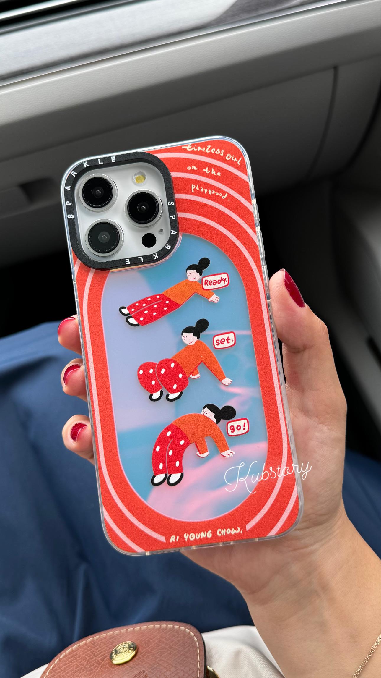Sparkle İphone Telefon Kılıfı Ready Set Go