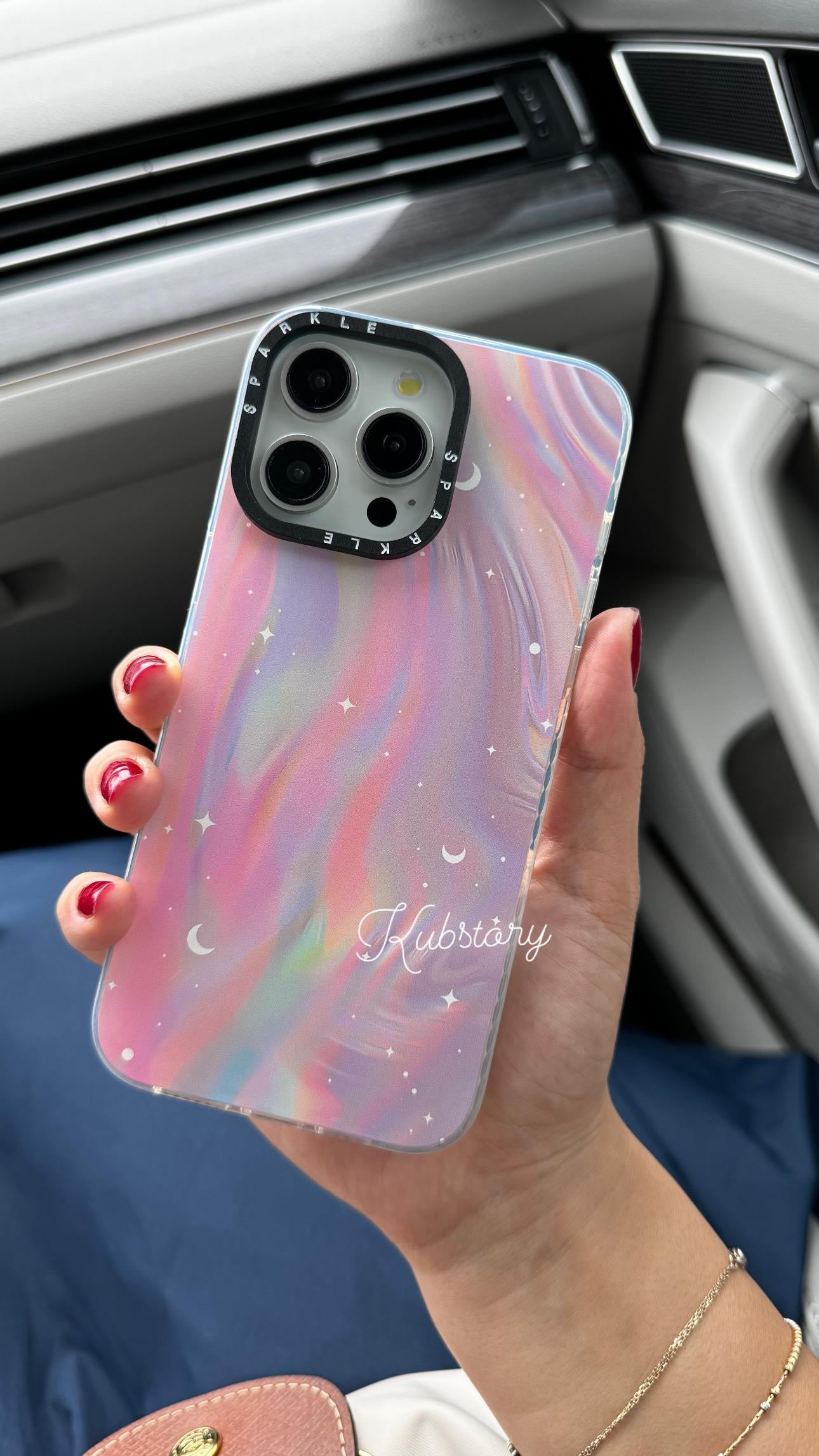 Sparkle İphone Telefon Kılıfı Sky