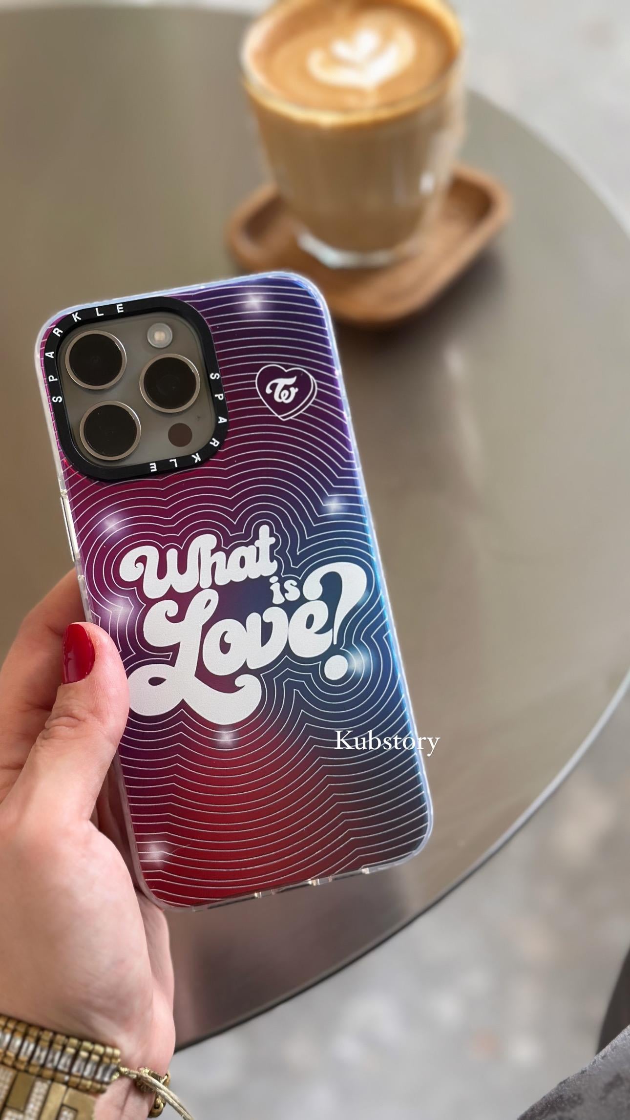 Sparkle İphone Telefon Kılıfı What is Love