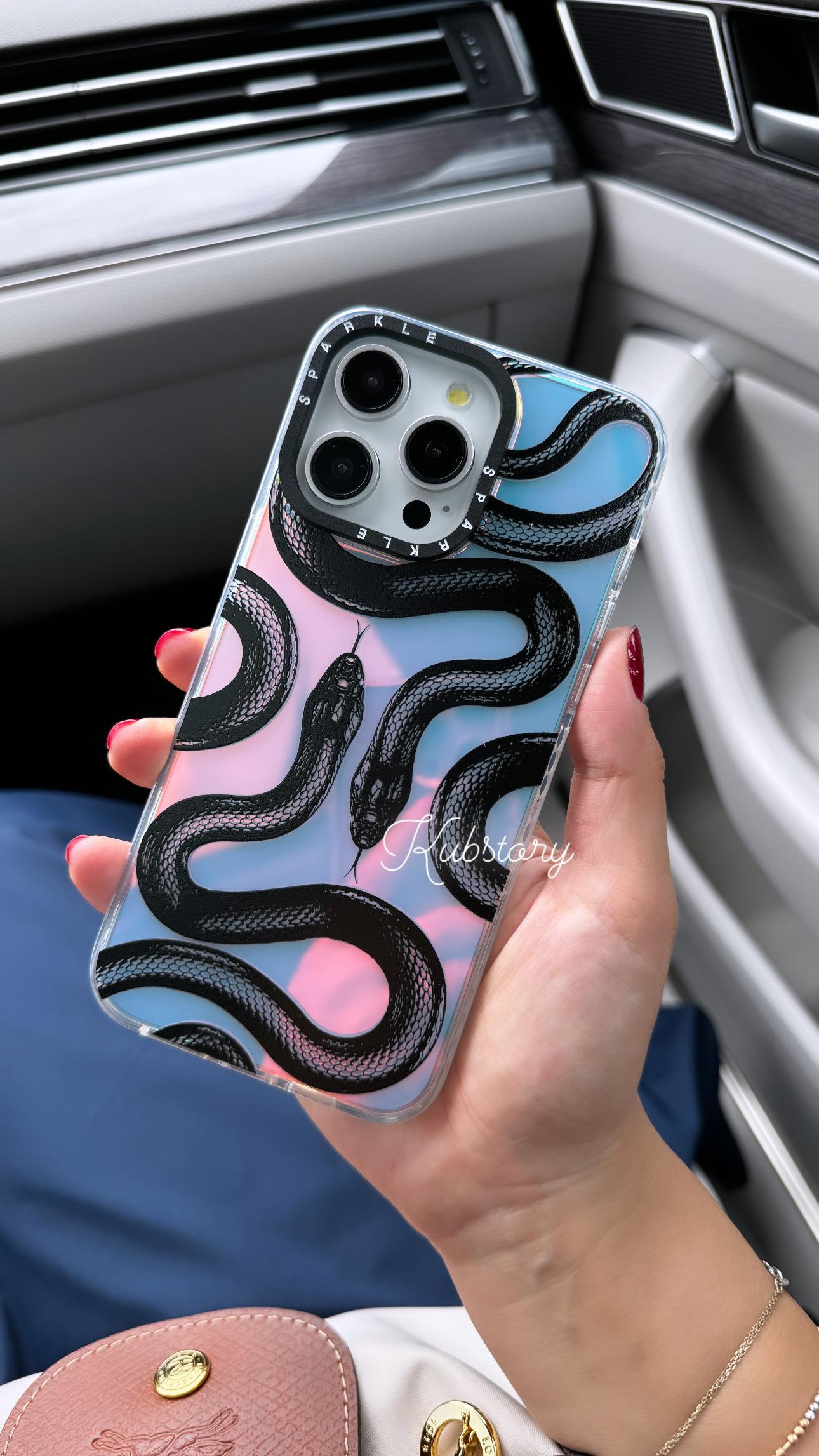 Sparkle İphone Telefon Kılıfı Yılan