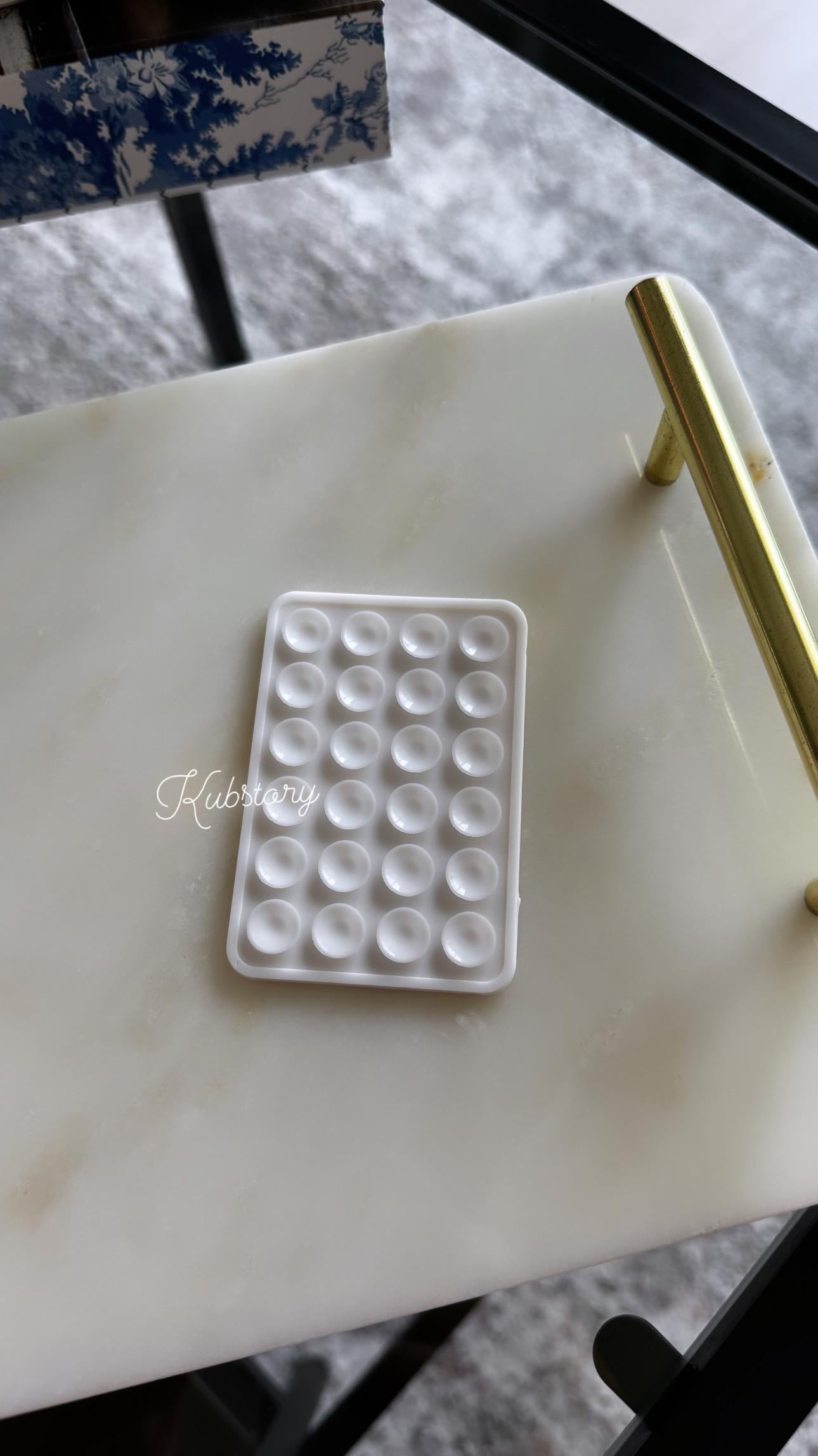 Telefon Tutucu Vantuz Beyaz