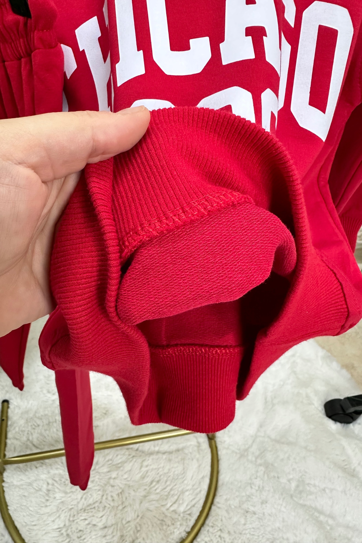 Unisex Çocuk 2 İplik Chicago Kırmızı Takım