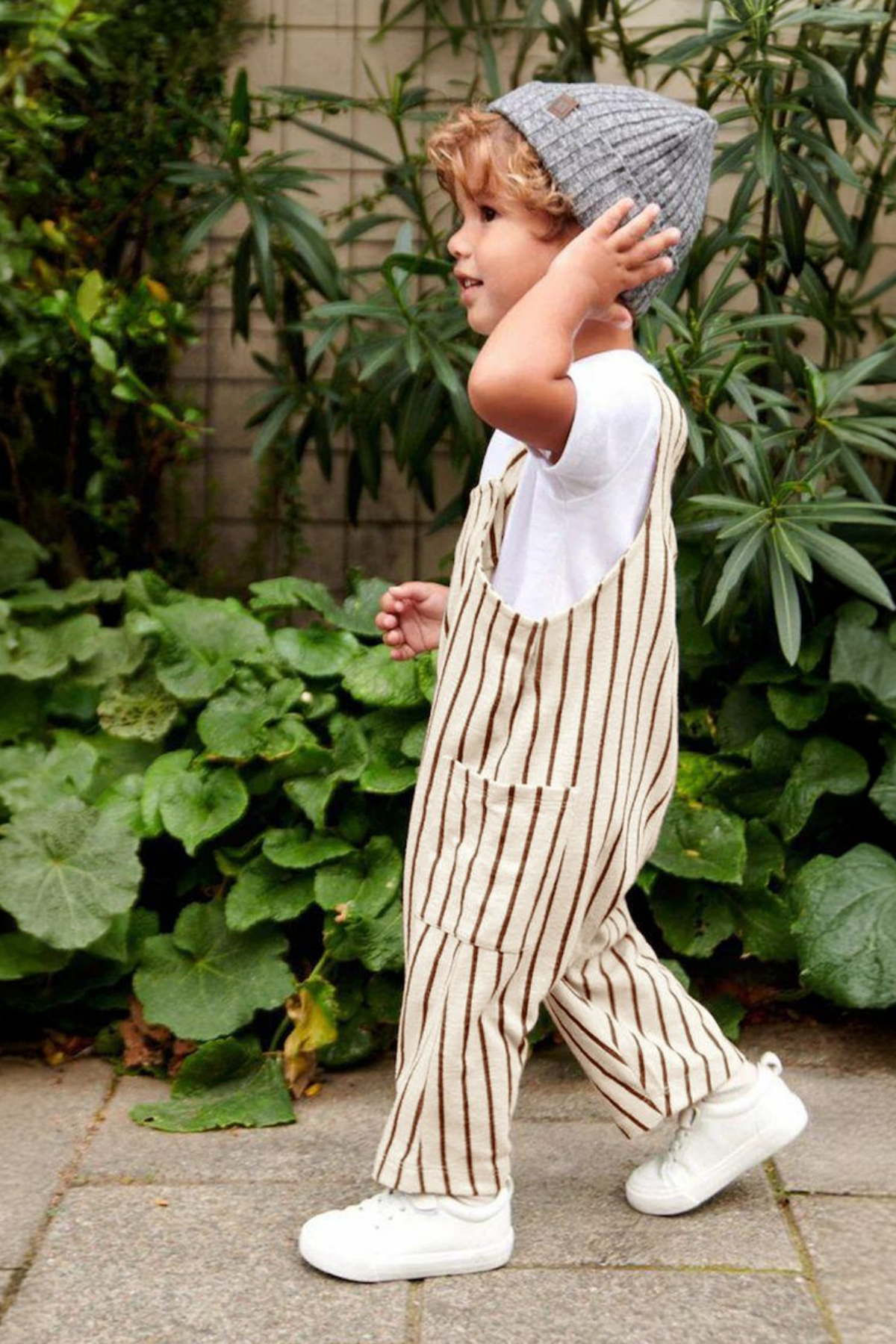 Unisex Bahçivan Denim Salopet