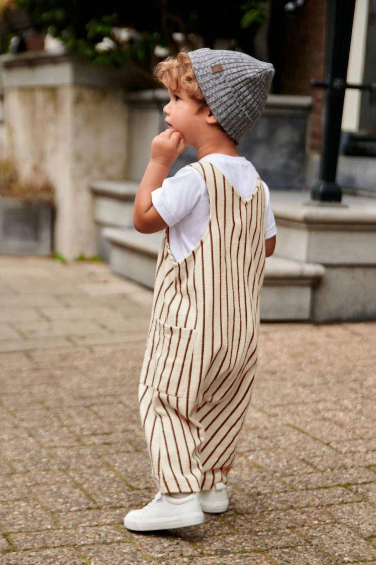 Unisex Bahçivan Denim Salopet