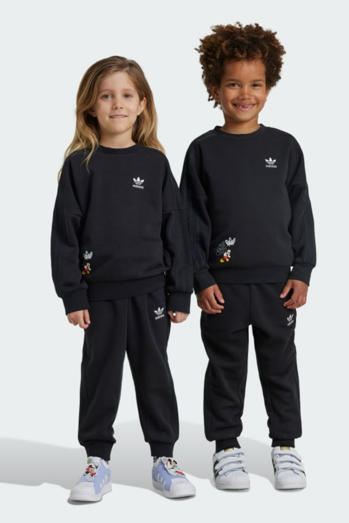 Unisex Çocuk 3 İplik Siyah Mickey Takım