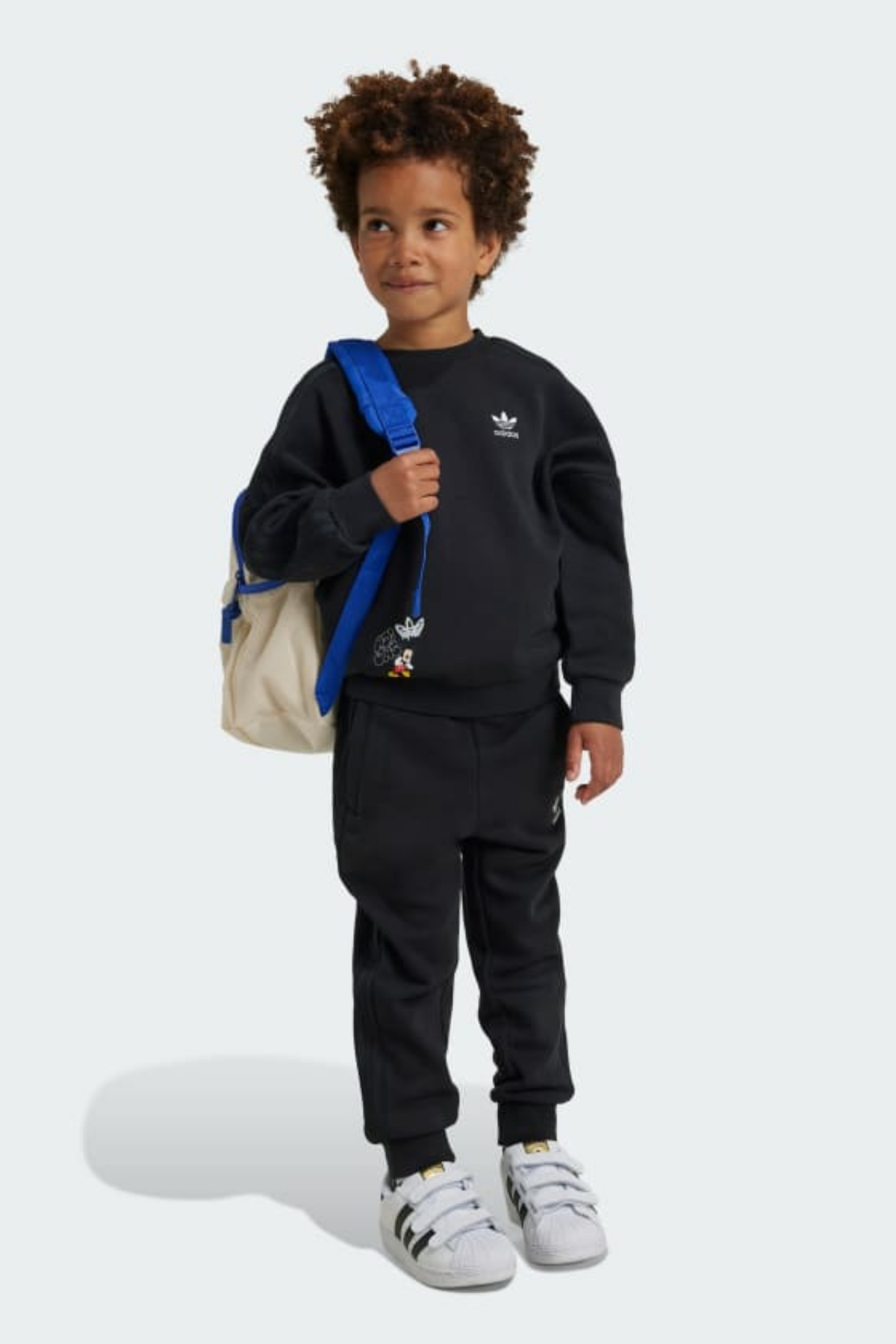 Unisex Çocuk 3 İplik Siyah Mickey Takım